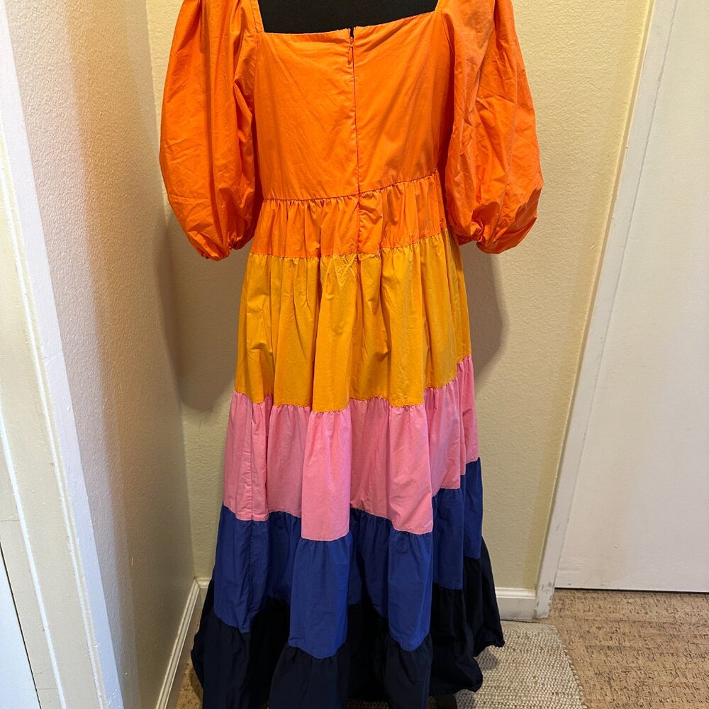 Farm Rio Colorblock Dress Size S - Picture 4 of 5